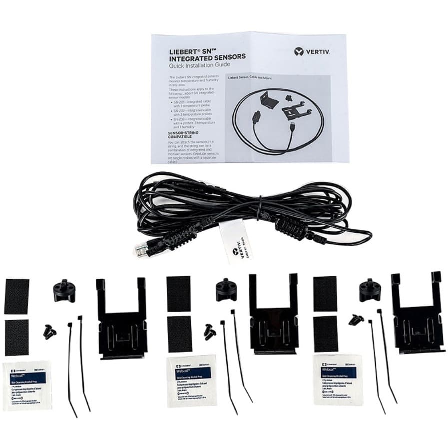 Vertiv Liebert SN-Z03 sensor with three temperature probes and one humidity probe