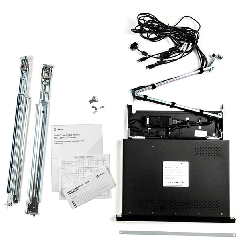 VERTIV-WARRANTY/SERVICES 18.5 LCD USB KB 2USB PASS-US INTL ENG view 2