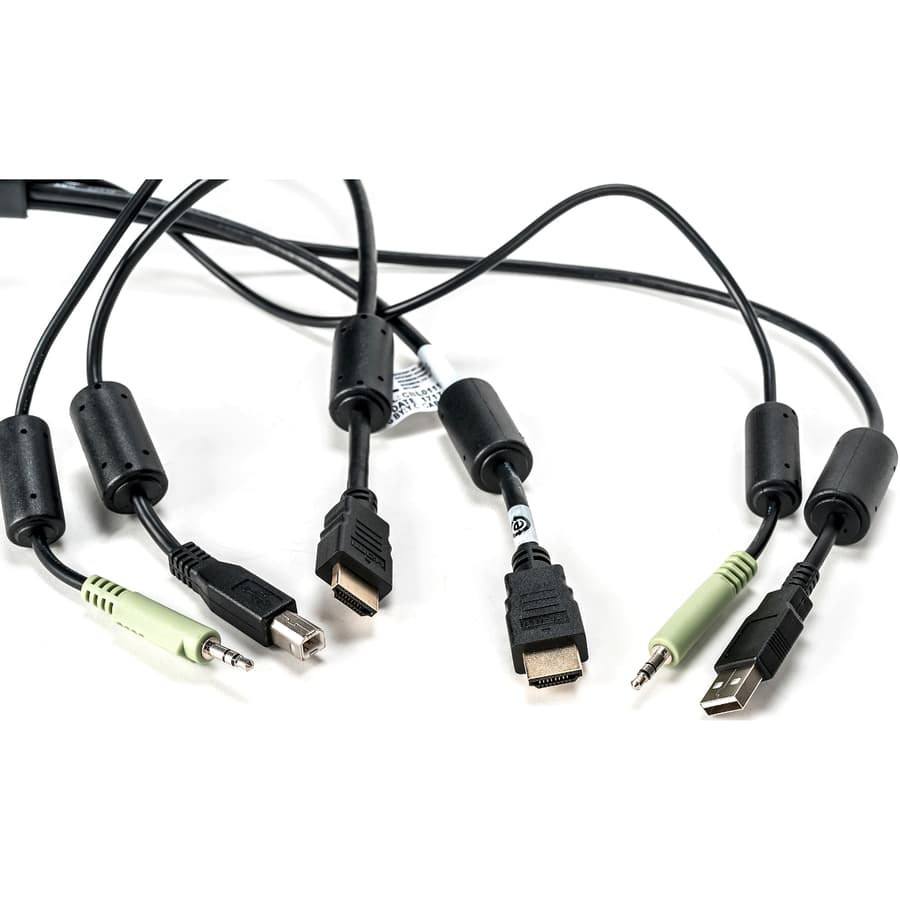 CABLE ASSY, 1-HDMI/1-USB/1-AUDIO, 10FT view 2