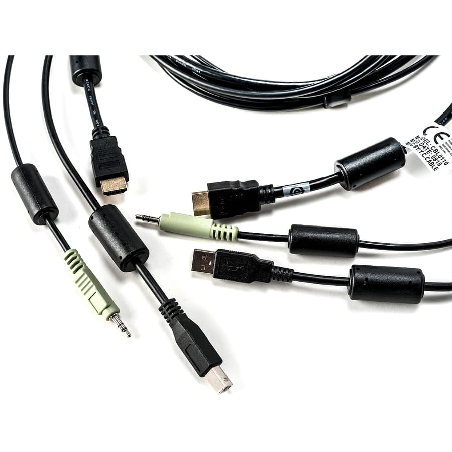 CBL ASSY 1HDMI 1USB 1AUD 6' view 2