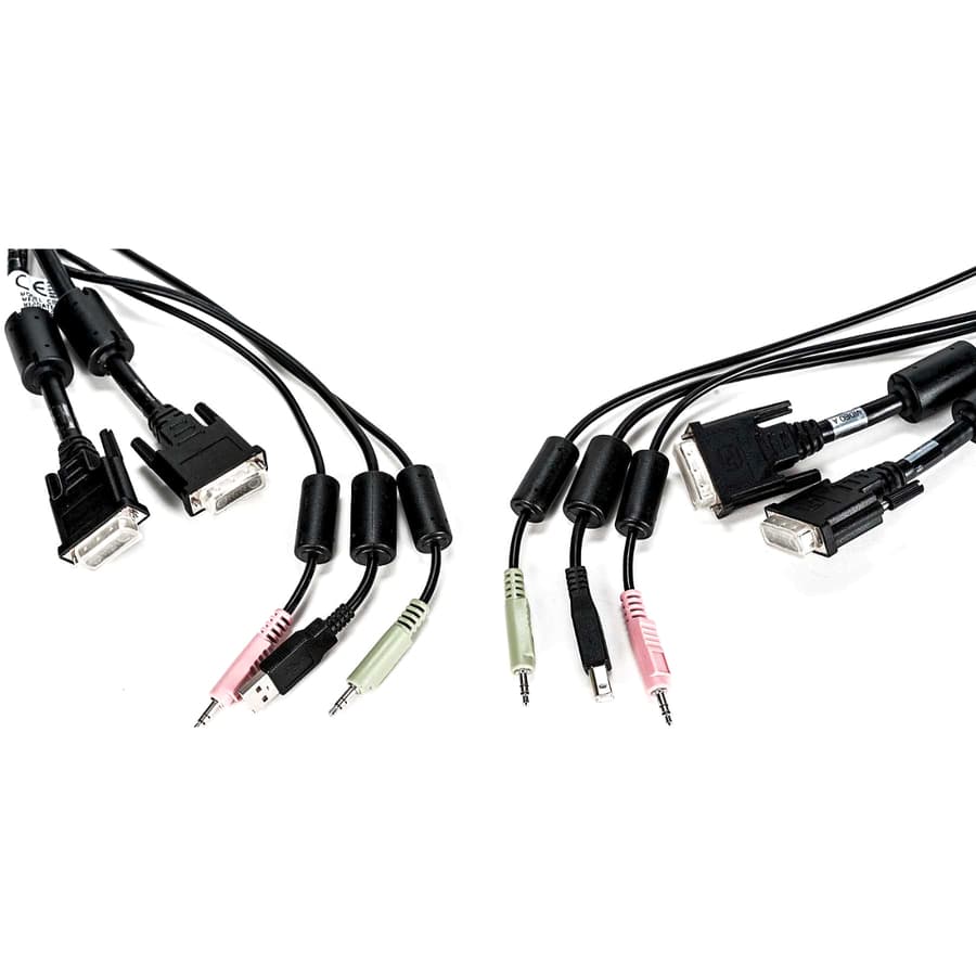 VERTIV-IT SYSTEMS 10FT CABLE ASSY 2-DVI-I/1-USB/2-AUDIO view 2
