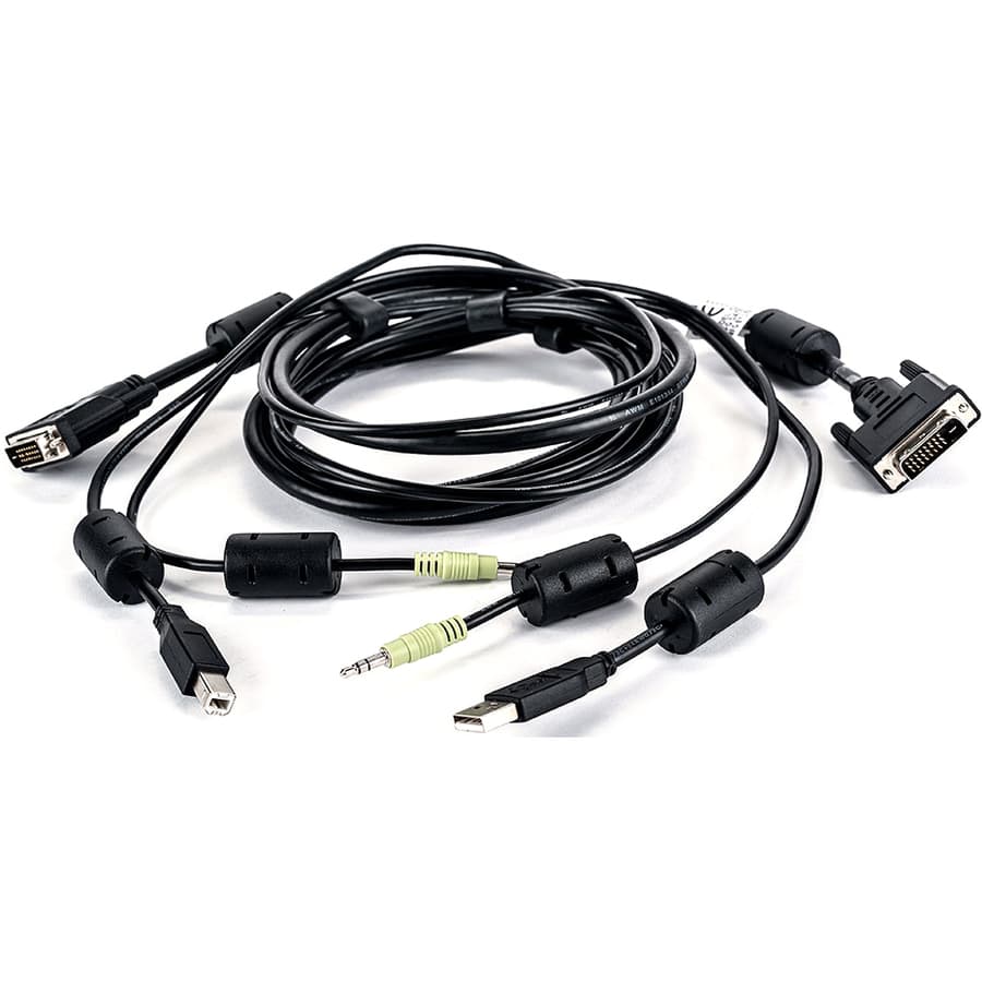CABLE, 1-DVI-D/1-USB/1-AUD, 6FT view 2