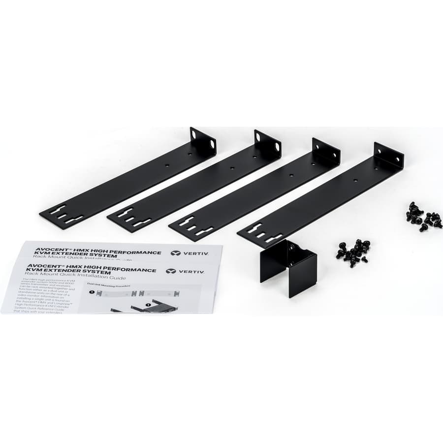 Vertiv RMK-97 19-inch rackmount kit for two HMX systems with metal brackets and screws