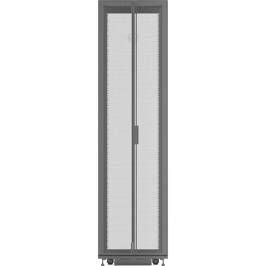 VERTIV-RACKS VR RACK 42U W DOORS/SIDES AND CASTERS W/ SHOCK CUST PAYS FRT view 2