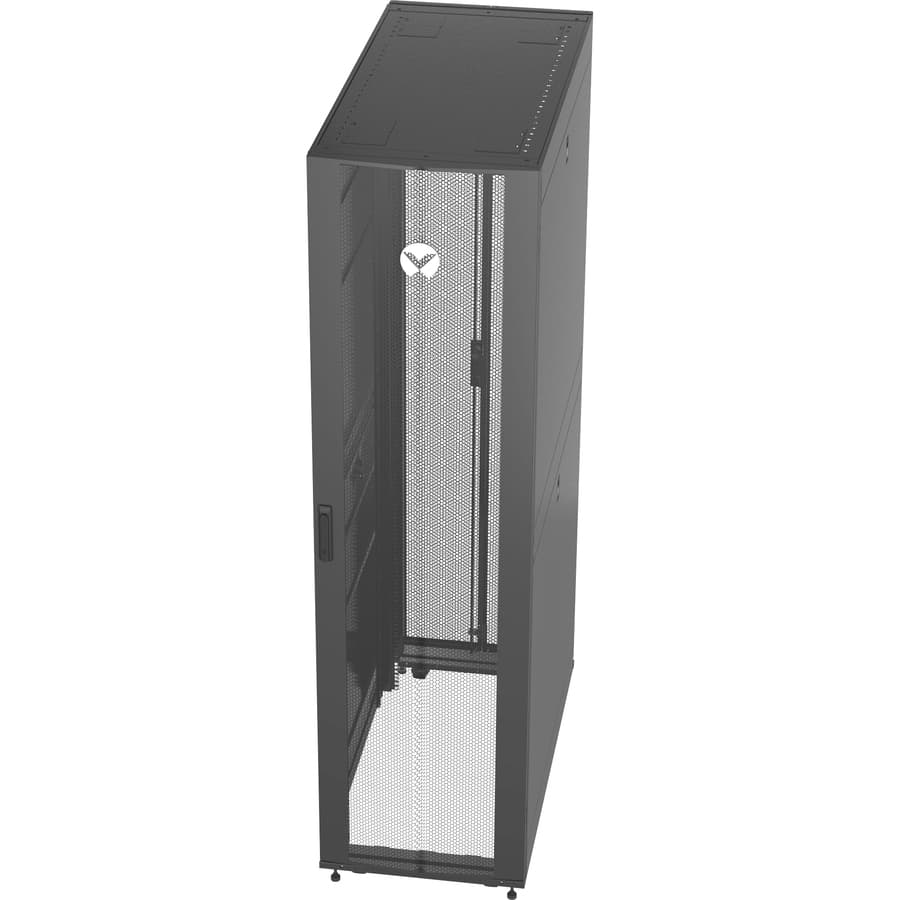 Vertiv VR3307TAA 48U floor-standing rack enclosure, 600 mm wide and 1,200 mm deep