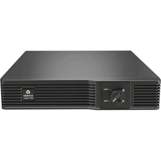 Vertiv Liebert TDU-3500RTL620 2U rack mount stepdown transformer with L6-20 input and 8 outlets