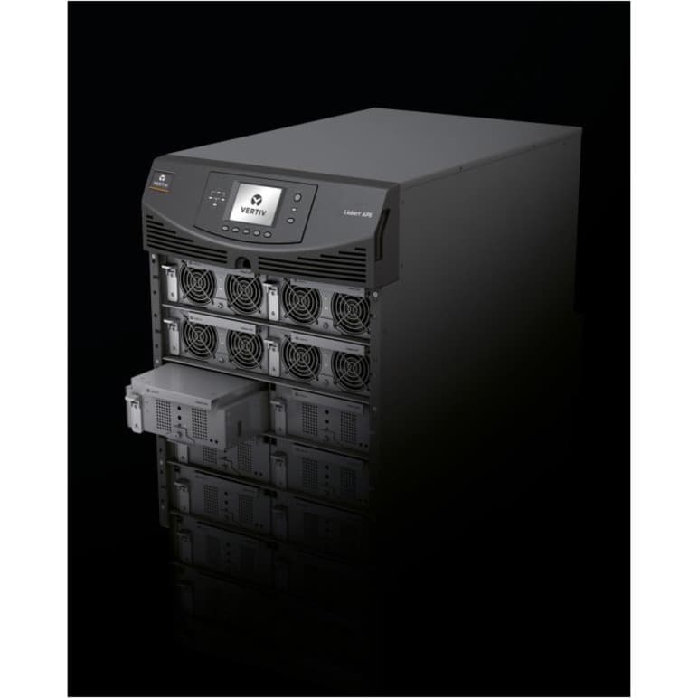 Vertiv Liebert 5,000 VA rack/tower double-conversion UPS with hot-swappable batteries for mission-critical equipment