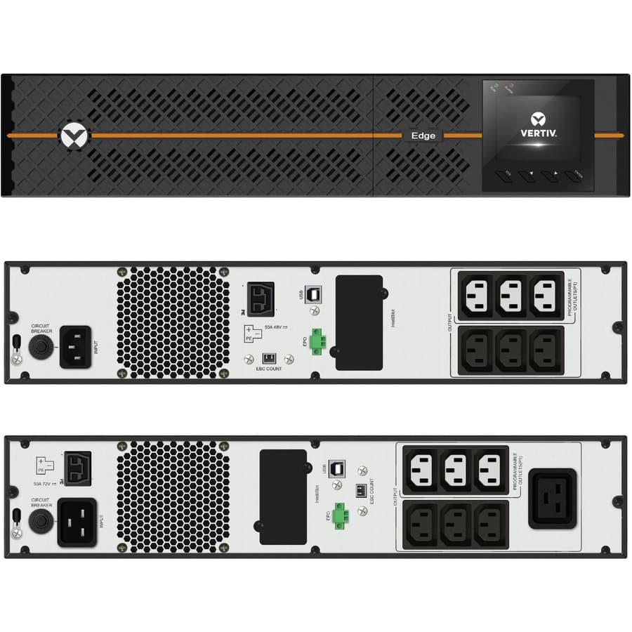 Vertiv EDGE 2200VA 1980W 230V rack-mount UPS for network and server protection