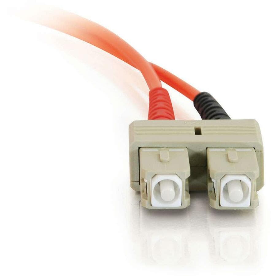 LEGRAND - DATA 1M FIBER OPTIC MMF OM2 SC/SC 50/125 DUPLEX PVC ORANGE CABLE TAA view 5