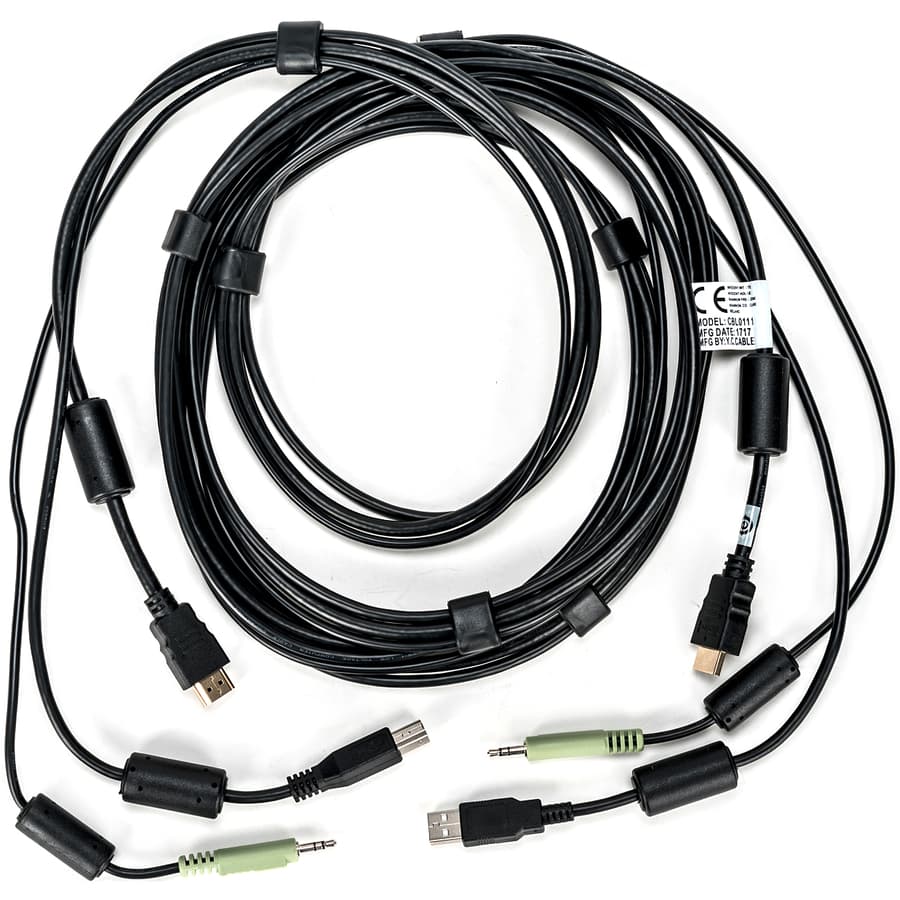 CABLE ASSY, 1-HDMI/1-USB/1-AUDIO, 10FT view 3