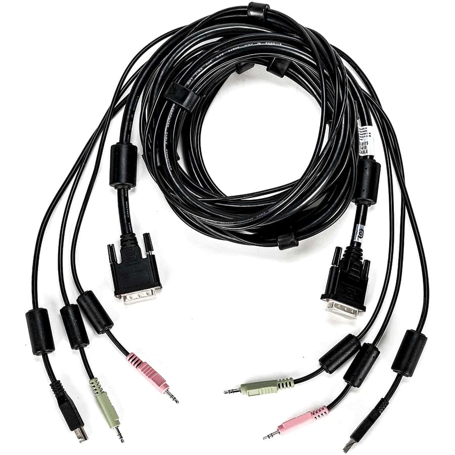 VERTIV-IT SYSTEMS 10FT CABLE ASSY 1-DVI-I/1-USB/2-AUDIO view 3