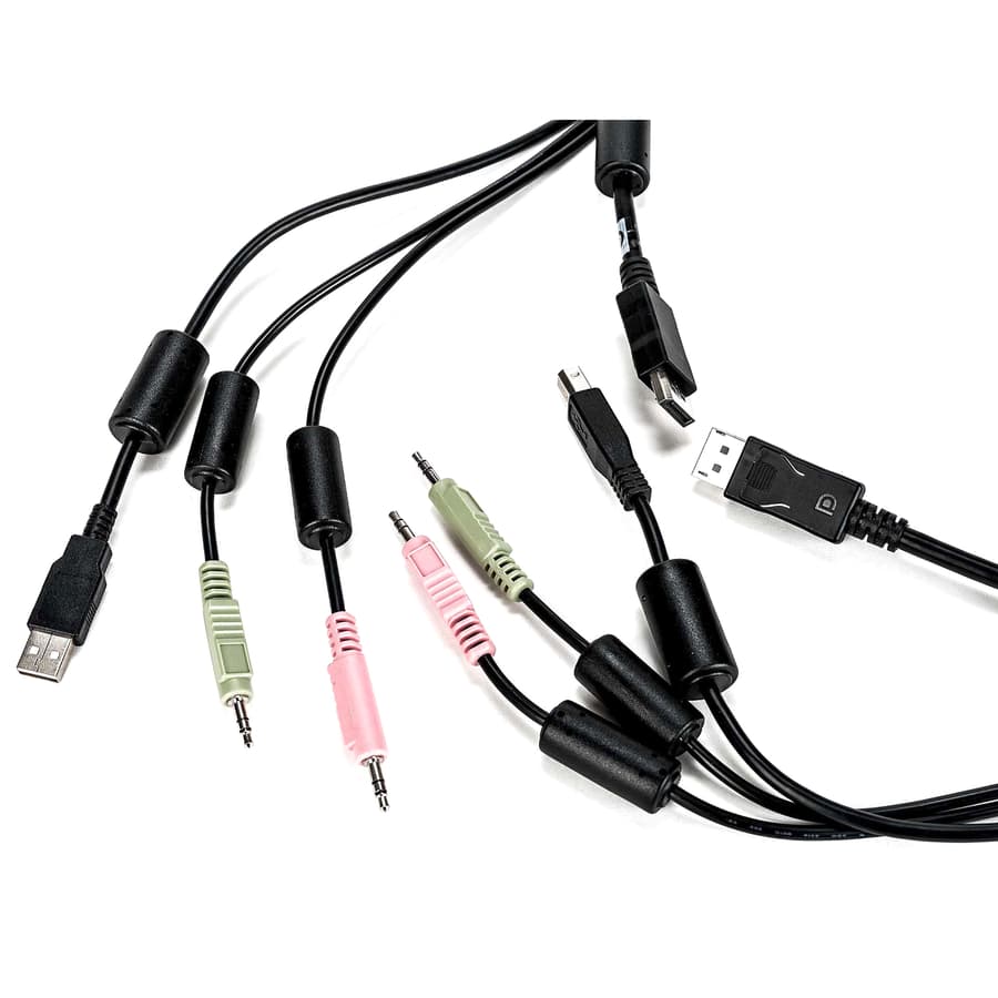 CABLE, 1-DISPLAYPORT/1-USB/2-A view 3