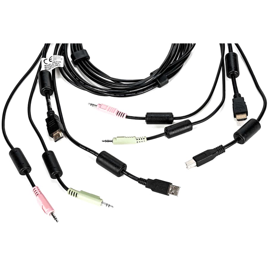 Vertiv AVOCENT CBL0126 6 ft HDMI USB dual-audio KVM cable assembly