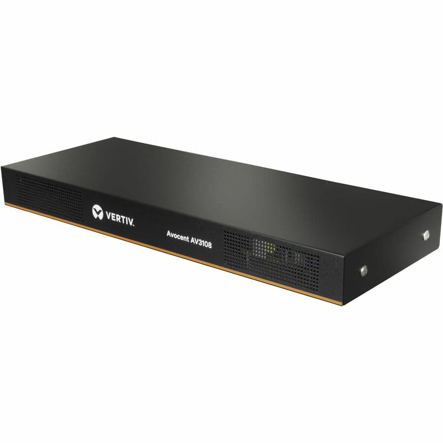 Vertiv AV3108-400 8-port AutoView KVM switch with VM and CAC support for secure rack management