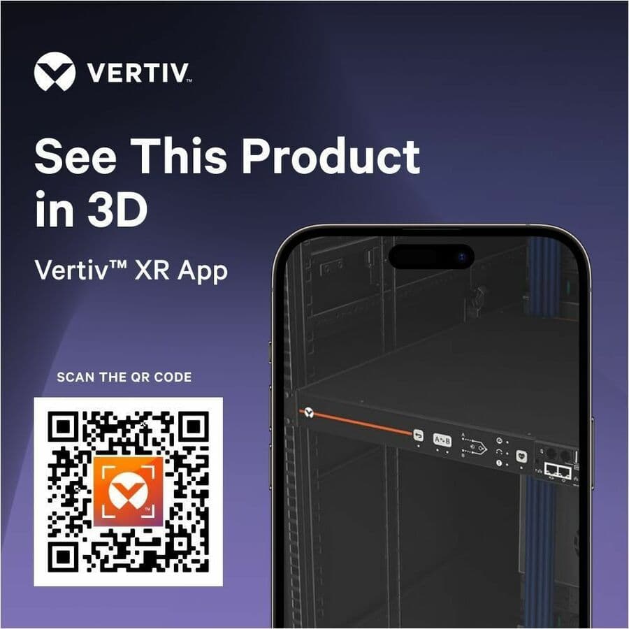 VERTIV - GEIST - MTS & BTO RPDU RACK TRANSFER SWITCH MONITORED UNIT LEVEL 15A 120V 1.4KW view 8