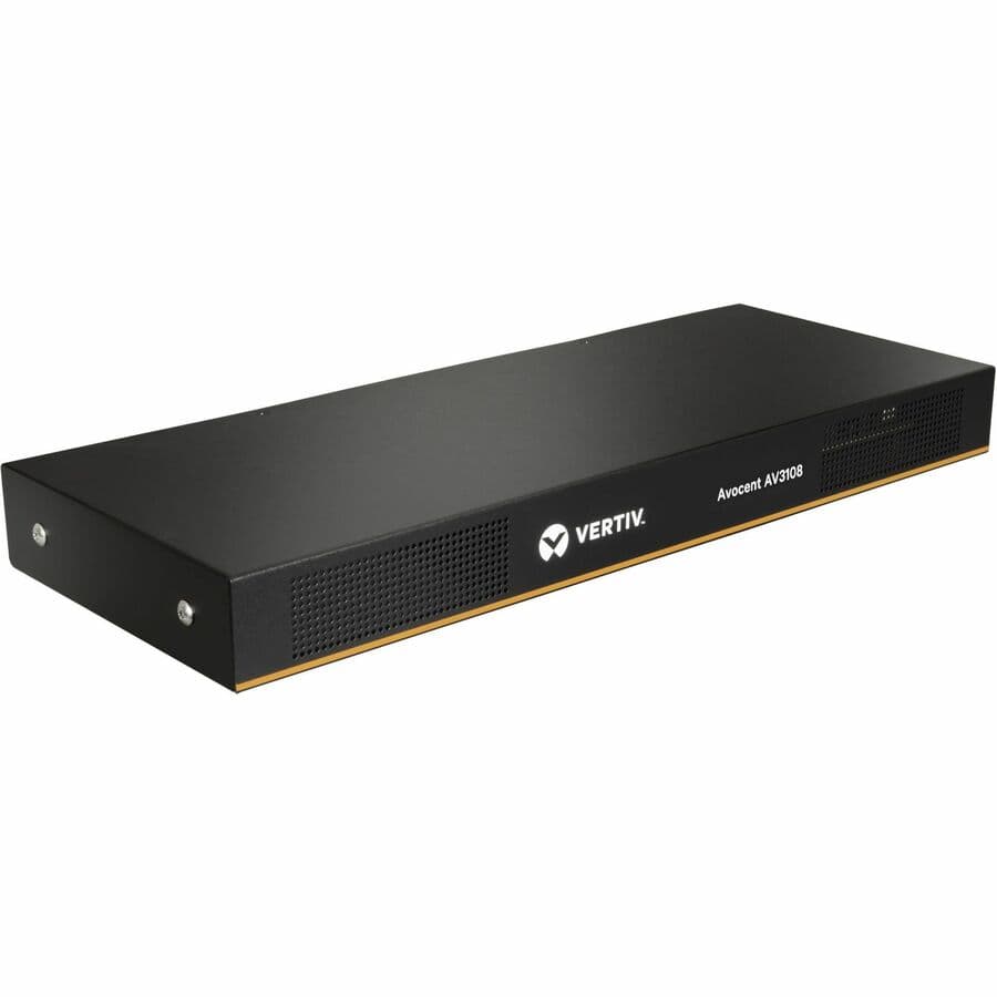 Vertiv AV3108-400 8-port AutoView KVM switch with VM and CAC support for secure rack management