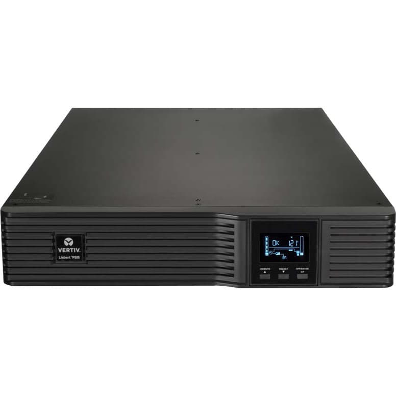 Liebert PSI5 1100 rack-mount UPS with NIC, 1,100 VA capacity, and SNMP support