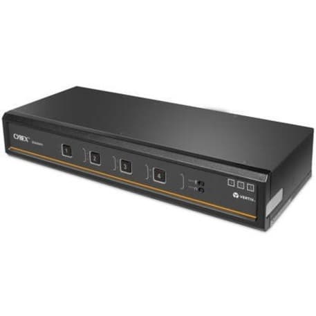 Vertiv CYBEX SC Universal DP/H secure 4-port dual-display KVM switch with CAC support