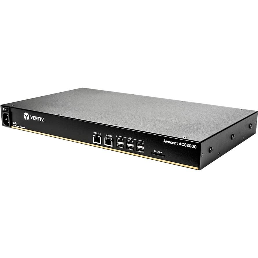 Vertiv Avocent ACS8032SAC-400 32-port tower console server for secure remote infrastructure management