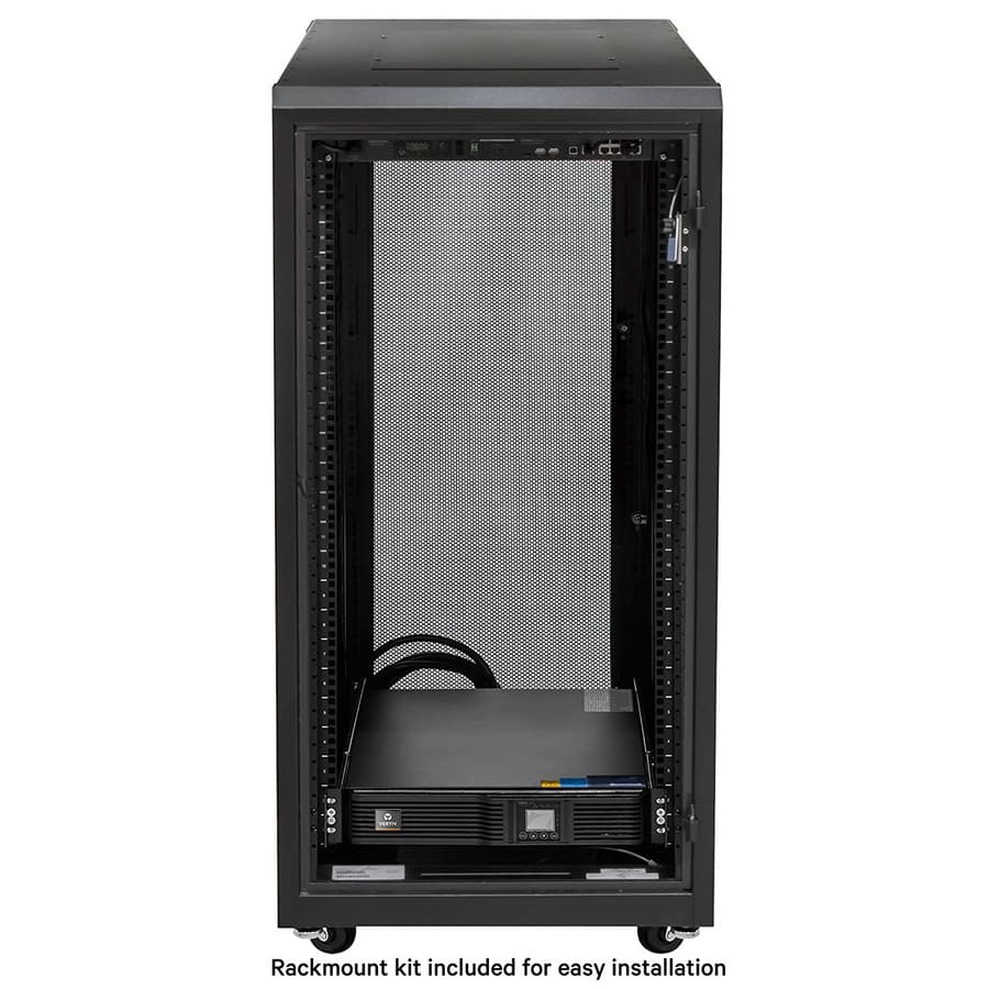 Vertiv GXT4-1000RT120 1,000 VA rack/tower UPS with rack-mount kit