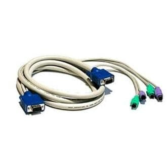 Vertiv CPS2-6A PS/2 Keyboard Mouse VGA Cable 6 ft | KVM, Legacy
