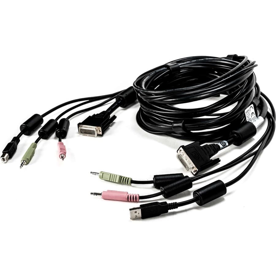 Vertiv-It Systems 10ft Cable Assy 1-Dvi-I/1-USB/2-Audio