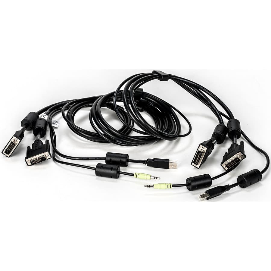 Cable 2 Dvi D 1 USB 1 Aud 6'
