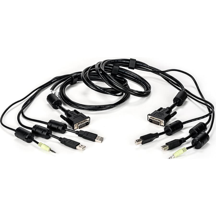 Dvi-D Cable, Usb, Audio, Dpp - 6ft