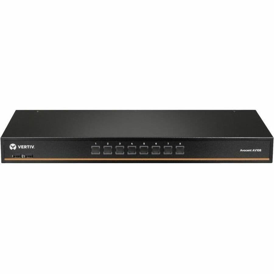 Vertiv AV108BND8-400 8-Port 1U Analog KVM | Rack Mount, Desktop