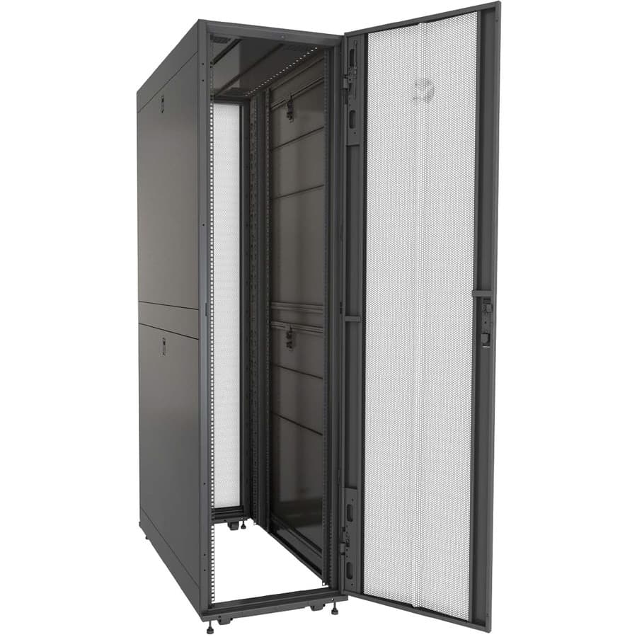 VERTIV-RACKS VR RACK 42U W DOORS/SIDES AND CASTERS TAA COMPLIANT CUST PAYS FRT view 1