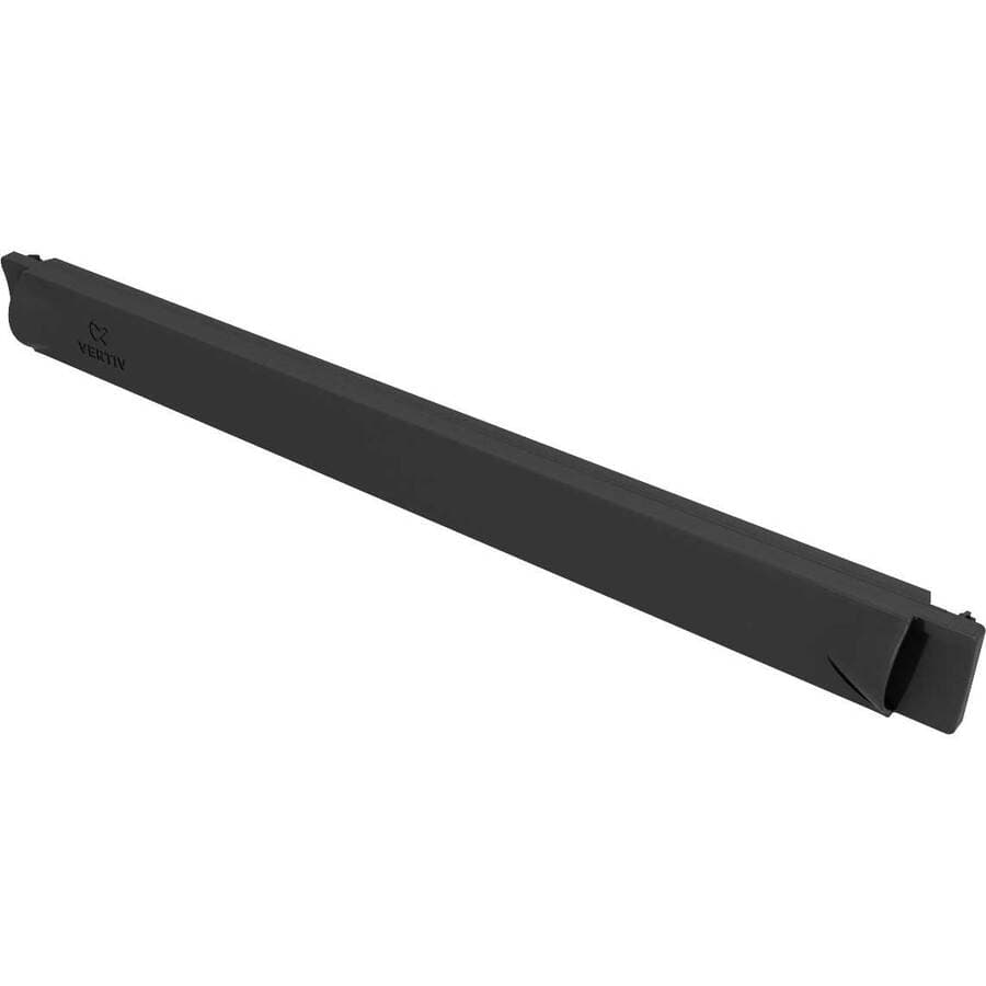 1u 19" Blk Plastic Tool Less