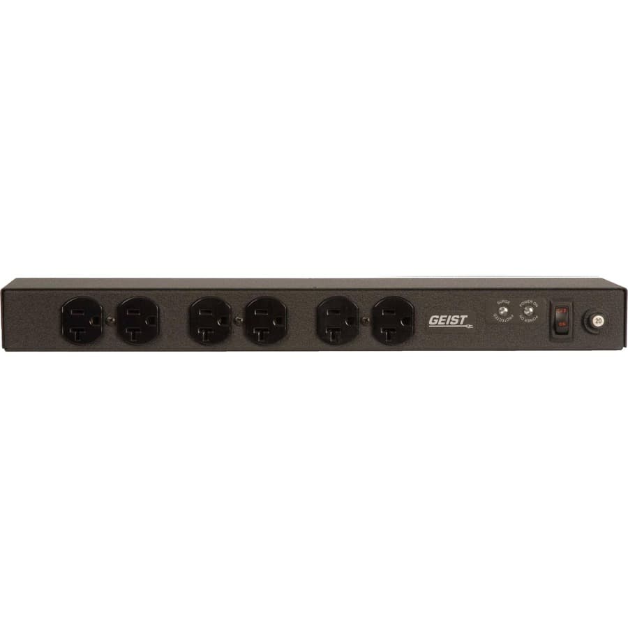 Vertiv 38225 1U 20A 120V UPS PDU Basic Surge | Rack Mount, 5-20R