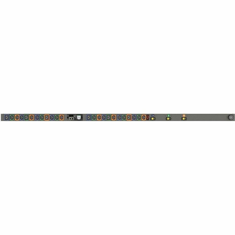 Rpdu, Switched Unit Level Monitoring Ec, 30a, 120/208v Wye, 8.6kw, Vertical, (18