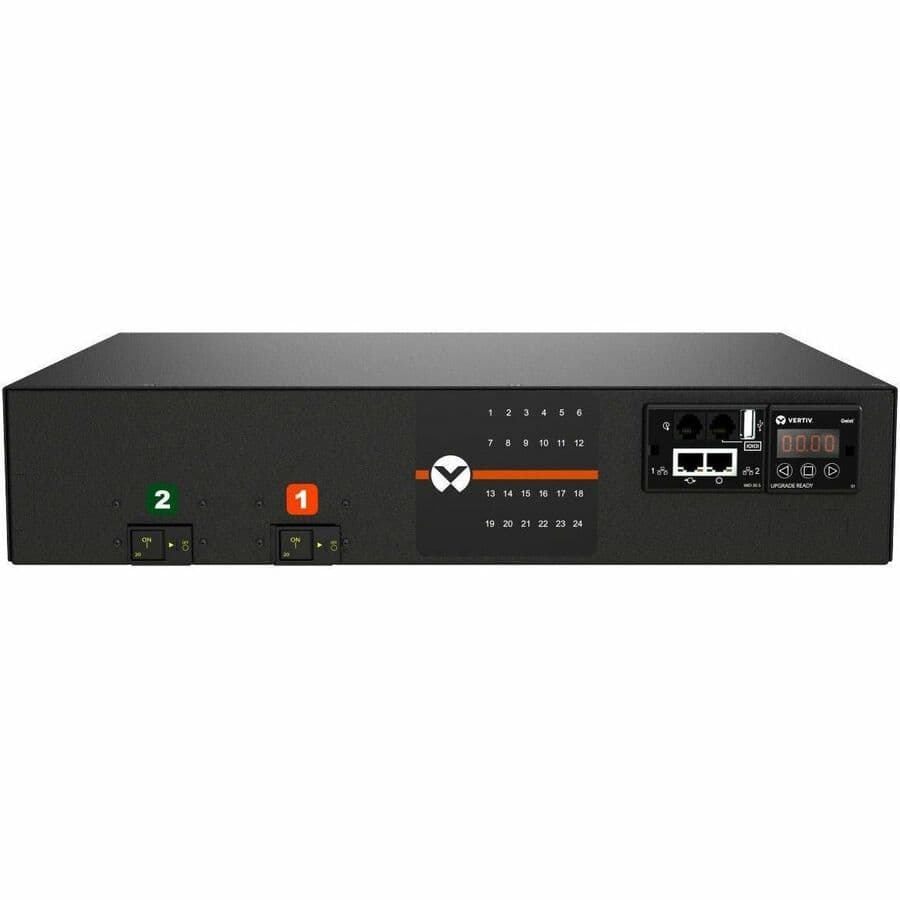 Vertiv - Geist - Cto & Eto Rpdu Switched Unit Monitored 30 a 24 Combination C13/C19 Orange