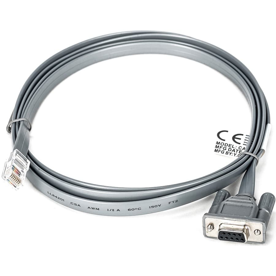 Vertiv CAB0036 RJ45 to DB9F Cross Cable | Serial, Console, Enterprise