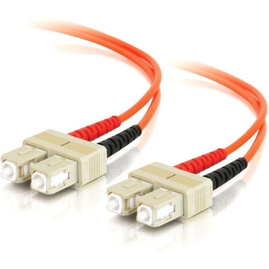 LEGRAND - DATA 1M FIBER OPTIC MMF OM2 SC/SC 50/125 DUPLEX PVC ORANGE CABLE TAA view 6
