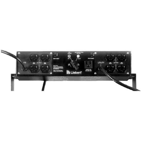 Vertiv 2U MicroPod maintenance bypass for Liebert 120 V UPS, rack-mount 2U unit