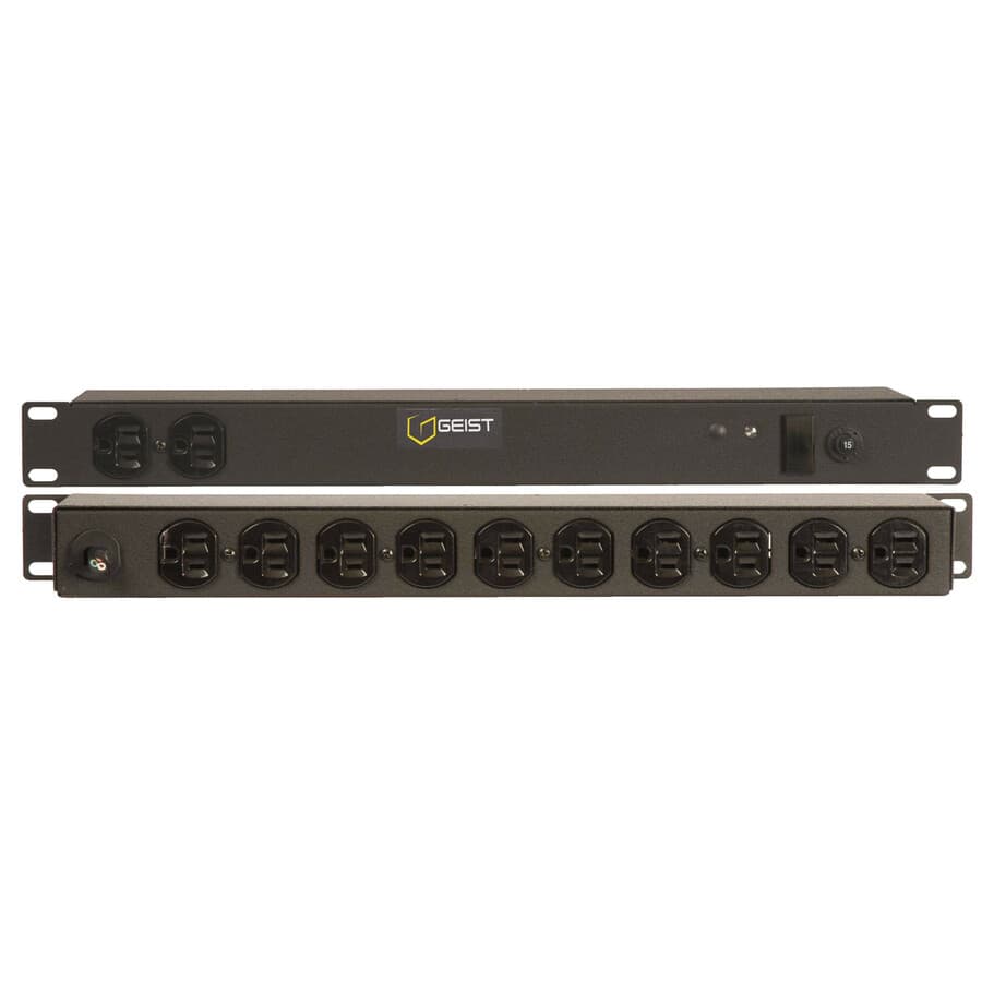 Vertiv 1U basic non-surge power distribution unit for 120 V 15 A rack mounting