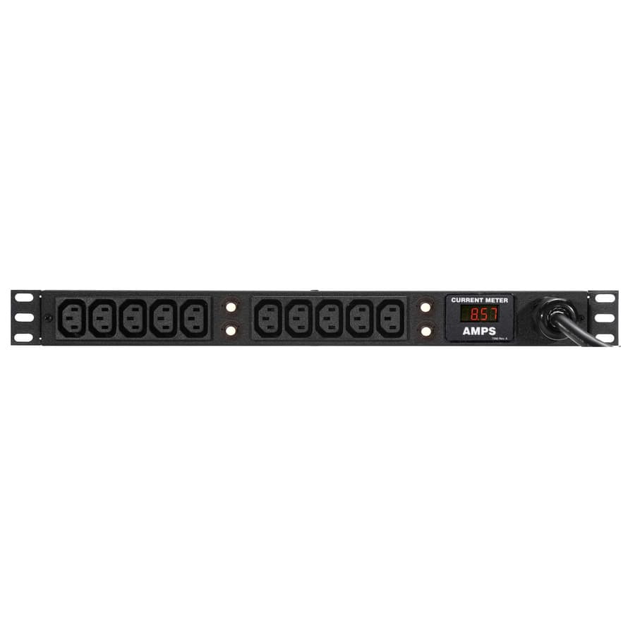 Vertiv VRELAN100-103C13TL6 basic rack PDU with 10 IEC C13 outlets and NEMA L6-30P input