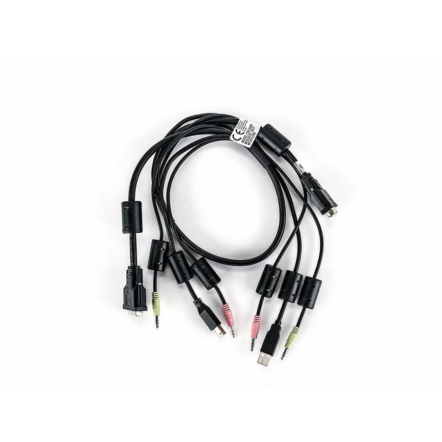 VERTIV-IT SYSTEMS 3FT CBLE ASSY 1DVID 1USB 2AUDIO view 4