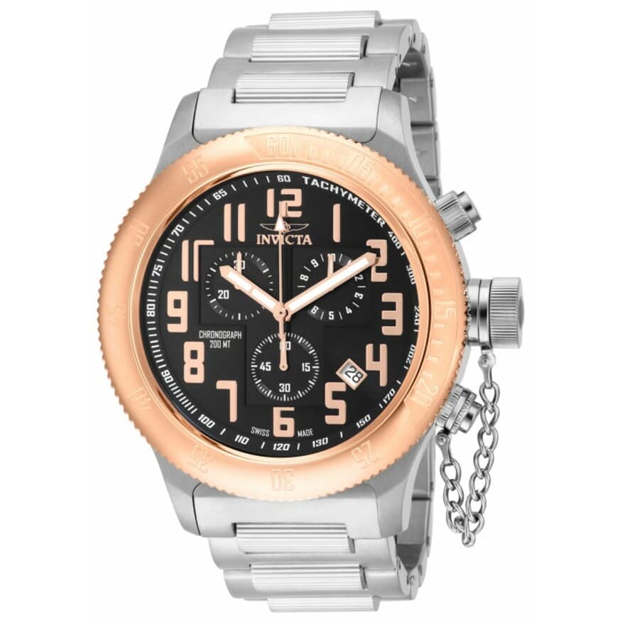 Invicta Russian Diver 15556 wrist watch with stainless steel bracelet and bold oversized design