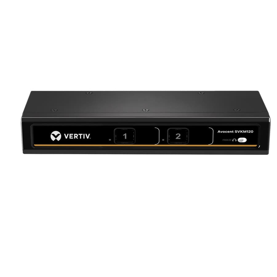 Vertiv AVOCENT 2-port standard KM switch desktop form factor for local control of two systems