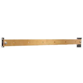Vertiv E19017 19 in copper bus bar rack accessory for grounding in rack enclosures