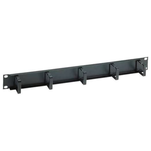 Vertiv ECRP015 1U 19-inch rack-mount cable routing panel with D rings