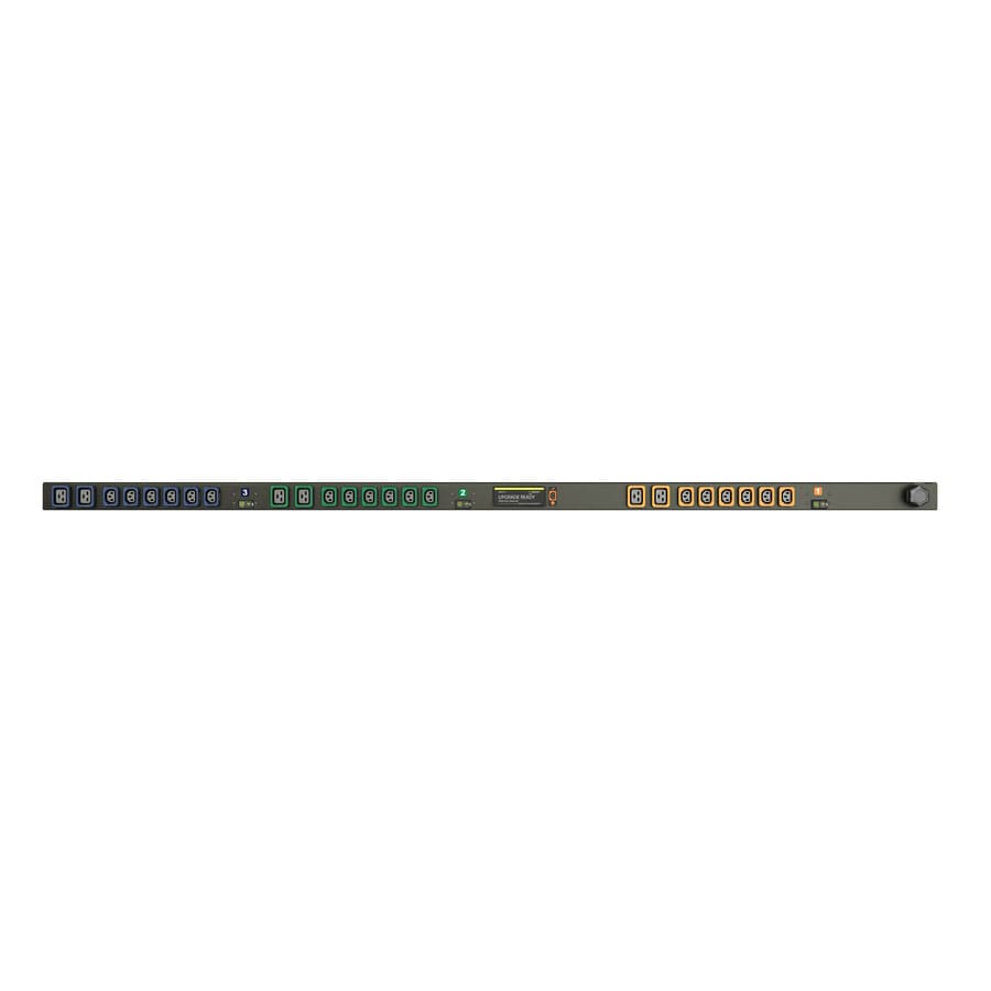 VERTIV - GEIST - MTS & BTO PDU BASIC 0U 60A 208V (18)L-C1 3 (6)L-C19 view 2