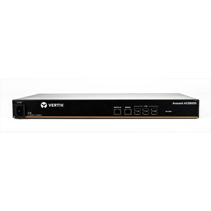 Vertiv ACS8008SAC-400 8-port ACS single AC console server for remote serial management