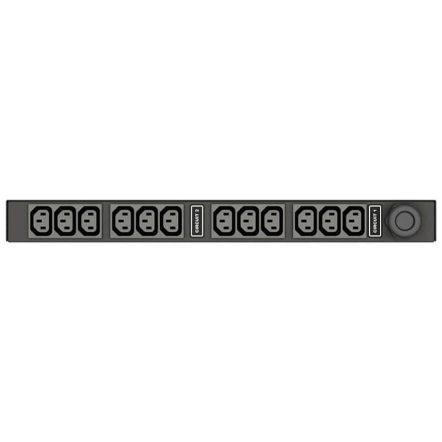 PDU BASC,HORZ,30A,208V,12 C13 view 4