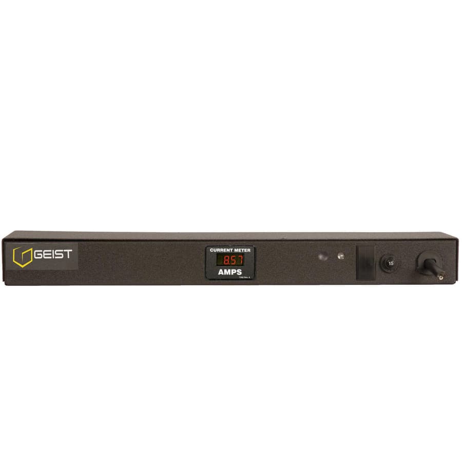 Vertiv Geist 1U metered rack PDU with 10 5-15R outlets and 120 V 15 A input