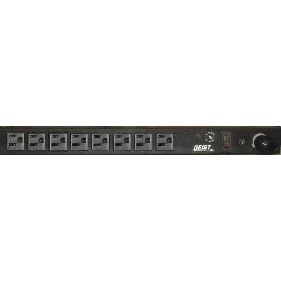 Vertiv NSVL080-101S15 8-outlet rack-mount basic PDU with NEMA 5-15P plug