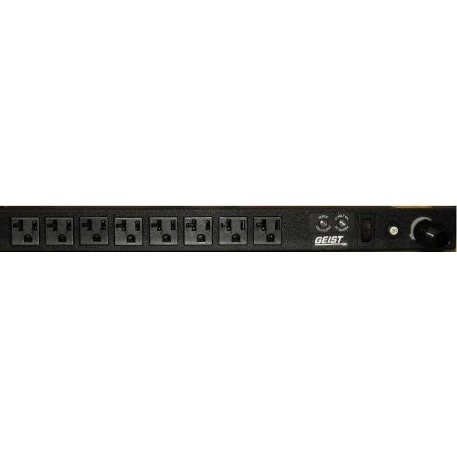 Vertiv 38553 basic surge rack unit for 20 A 120 V 1U/0U installations